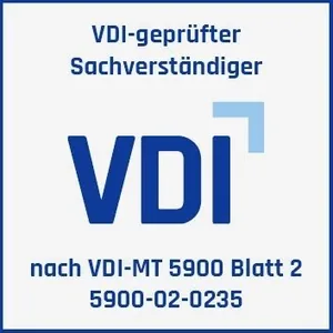 VDI-geprüfter Sachverständiger nach VDI-MT 5900 Blatt 2